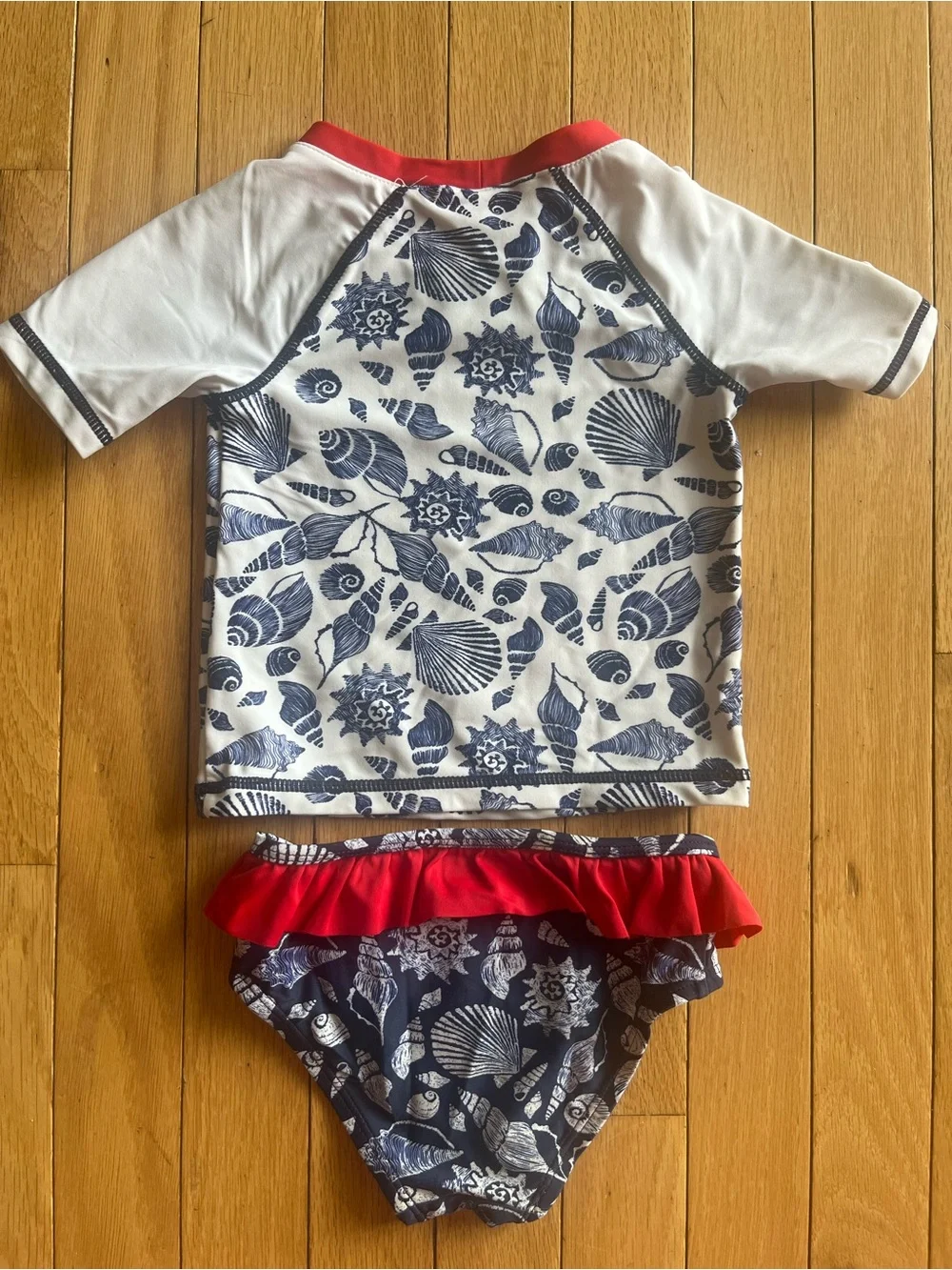 Tommy Bahama‎ 18mth Navy Shell Print Swimsuit